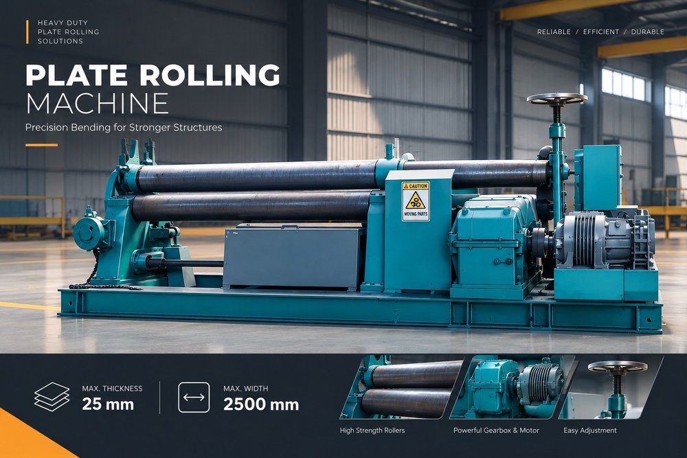 Mesin Roll Plat 25mm Workshop Kartini